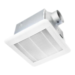 Hampton Bay BPT18-34A-5 110 CFM Ceiling Mount Roomside Installation Quick Connect Bathroom Exhaust Fan, ENERGY STAR Use and care guide