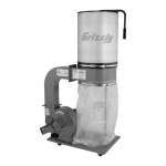 Grizzly G0548Z 2HP Canister Dust Collector Owner's Manual