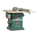 Grizzly G0478 2 HP Hybrid Cabinet Saw Owner's Manual