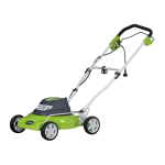 Greenworks 25012 12A 18in Rotary Mower Owner's Manual