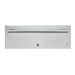 GE PJ7000SFSS Profile 27 in. Warming Drawer in Stainless Steel Specification