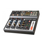 Italian Stage 2MIX6FXU 6 Channel Stereo Audio Mixer Manual