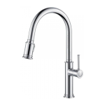 Kraus KPF-1680SFS Sellette Stainless Steel 1-Handle Deck Mount Pull-Down Handle/Lever Commercial/Residential Kitchen Faucet Installation manual