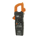 KLEIN TOOLS CL600 600A AC Auto Ranging Digital Clamp Meter Instruction manual