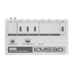 Korg Humidifier KMS-30 User's Manual