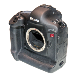 Canon EOS-1D C Manuel utilisateur | Manualzz