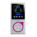 Lenco Xemio-668 Black MP3/MP4 player User manual