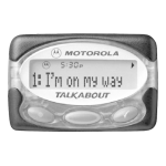 Motorola TalkAbout T350 User manual