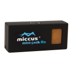 Miccus Mini-jack RX Technical data