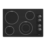 Maytag MEC9536BS 36 in. Ceramic Glass Electric Radiant Cooktop in Stainless Steel with 5 Elements including Dual Choice Elements Installation instructions