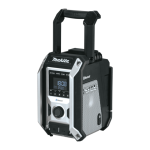Makita XRM09B 18V LXT® / 12V max CXT® Lithium-Ion Cordless Bluetooth® Job Site Radio, Tool Only Instruction Manual