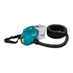 Makita XCV02Z 18V LXT&reg; Lithium-Ion Cordless 3/4 Gallon Portable Dry Dust Extractor/Blower, Tool Only Instruction Manual