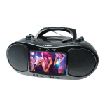 Naxa NDL-257 7&Prime; Bluetooth DVD Boombox and TV Manual de usuario
