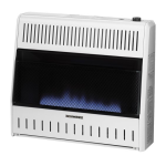 ProCom Heating ML300HGA Ventless Blue Flame Wall Heater Installation manual