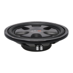 PowerBass S-10TD Thin Mount 10" Subwoofer Owner Manual