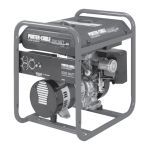 Porter-Cable Portable Generator D21679-008-0 Instruction manual