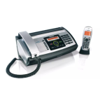 Philips Fax met antwoordapparaat en DECT PPF685E/NLB Gebruiksaanwijzing