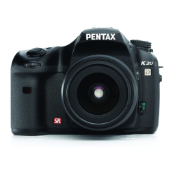 Pentax K20D - Digital Camera SLR Operating Manual | Manualzz