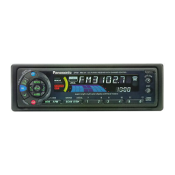 Panasonic CQ-DFX77EUC, CQ-DFX55EUC, CQ-DF66EUC, CQ-DF44EUC Operating Instructions | Manualzz
