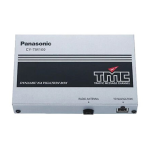 Panasonic CYTM100N Operating Instructions