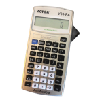 Victor V30-RA Scientific Calculator Owner Manual