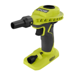 RYOBI P738 18-Volt ONE  Cordless High Volume Power Inflator (Tool Only) Use and Care Manual