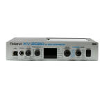 Roland XV-2020 64-Voice Expandable Synthesizer Module Manuale utente