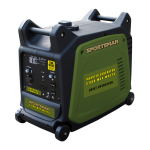 Sportsman GEN3500I Inverter 3500-Watt Gasoline Portable Generator Operating Guide