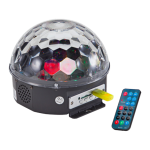 Soundsation CB-630 6*3W LED New Pattern Crystal Ball Light User Manual