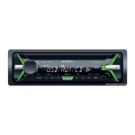 Sony CDX-G1150U User manual