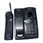Sony Cordless Telephone SPP-AQ600 User manual