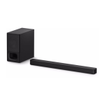 Sony HT-S350 2.1ch Soundbar with powerful wireless subwoofer and BLUETOOTH&reg; technology | HT-S350 Operating instructions