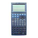 Sharp EL-9650 Calculator User manual