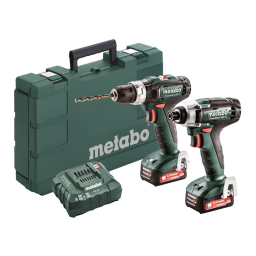 Metabo PowerMaxx SSD 12 impact drivers/wrench Mode d'emploi | Manualzz