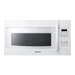 Samsung SMH1816S Microwave Oven User manual