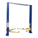 Tuxedo TP9KACX 9000 lb Two Post Clear Floor Lift Asymmetric Installation and Operation Manual