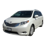 Toyota 2014 Sienna Quick Reference Guide