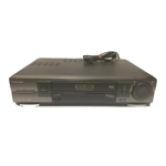 Toshiba W-804 VCR Owner`s manual
