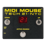 Tech 21 MIDI Mouse Owner's Manual