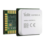 Telit Wireless Solutions SE878K3-A EVK User Manual