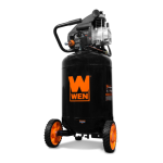 WEN 2202T 15-Amp 20-Gallon Oil-Lubricated Portable Vertical Electric Air Compressor Instruction manual