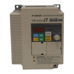 YASKAWA VS mini CIMR-J7B0P7 Instruction Manual | Manualzz