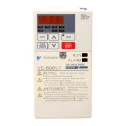 YASKAWA VS-606V7 Series Instruction Manual | Manualzz
