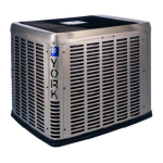 York DEX024 thru 048, DEY060, DEQ & DEZ024 thru 060 Affinity R-410A Single Package Air Conditioner 用户手册