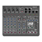 Yorkville M8 2x 85w, 8 inputs Mixer/Amp Owner's Manual