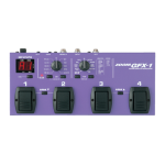 Zoom GFX-1 Operation Manual