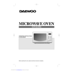 Daewoo KOR-618Q Operating instructions