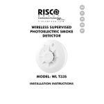 Risco WL T33S Installation instructions