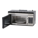 Sharp R1874TY 1.1 cu. ft. Over the Range Convection Microwave in Stainless Steel Installation instructions