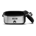 Weston 03-4100-W 22 Quart Stainless Steel Roaster Oven Use and Care Guide